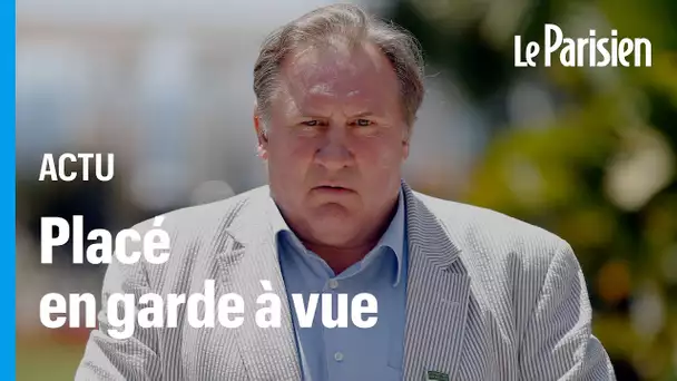 Gérard Depardieu placé en garde à vue pour deux affaires d’agressions sexuelles sur des tournages