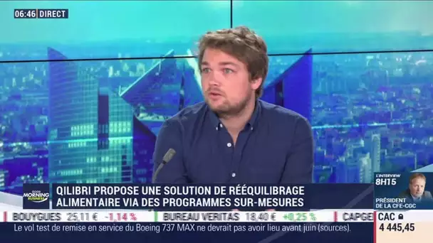 Antoine Chabassol (Qilibri) : Qilibri propose une solution de rééquilibrage alimentaire