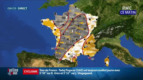 Attention aux orages aujourd'hui ! Découvrez votre météo de ce lundi 12 juillet 2020