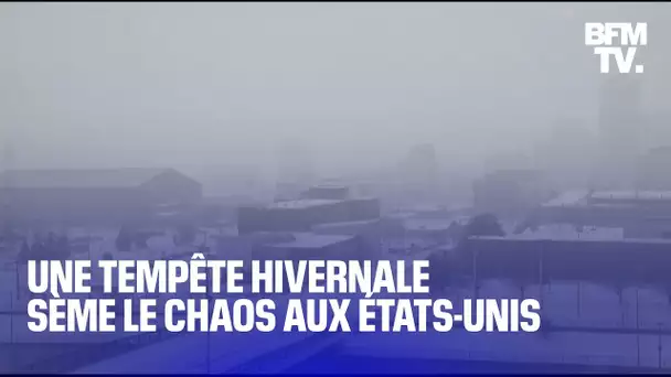 Routes enneigées, élections reportées...Une tempête hivernale sème le chaos aux États-Unis