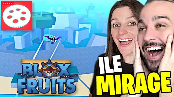 ON A TROUVÉ LE BLUE GEAR SUR BLOX FRUITS ! ( ILE MIRAGE )