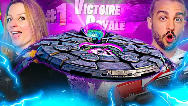 ON A FAIT TOP 1 AVEC LE VAISSEAU EXTRATERRESTRE ALIEN ! UFO FORTNITE DUO FR