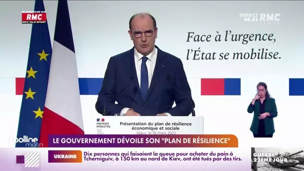 Le gouvernement dévoile son "plan de résilience"