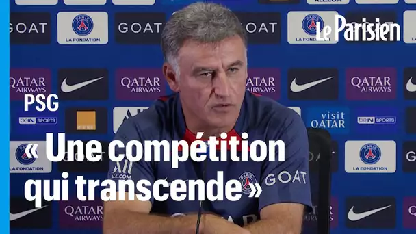 «Très déplacé de ma part de dire que le PSG est le favori de ce groupe», déclare Christophe Galtier