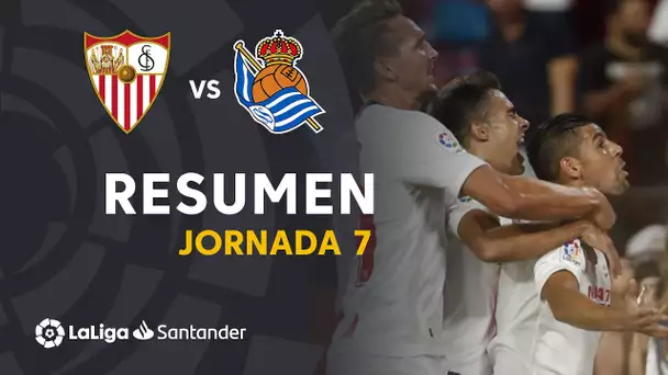 Resumen de Sevilla FC vs Real Sociedad (3-2)