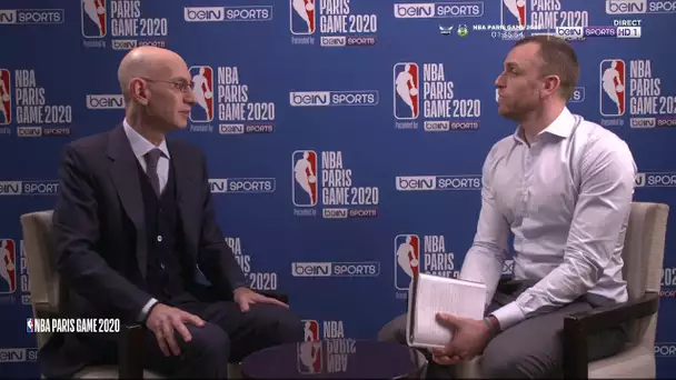 Adam Silver : "Ce match est presque un All-Star Game en Europe !"