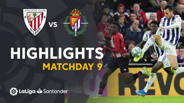 Highlights Athletic Club vs Real Valladolid (1-1)
