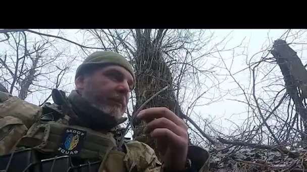 En immersion avec des soldats ukrainiens sur la ligne de front
