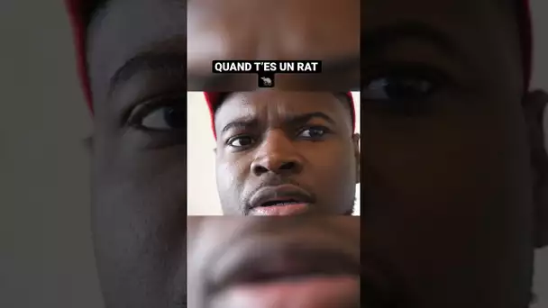 Quand t’es un rat 🐀 #shorts #youtubeshorts