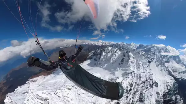 Un Dignois survole l'Himalaya en parapente