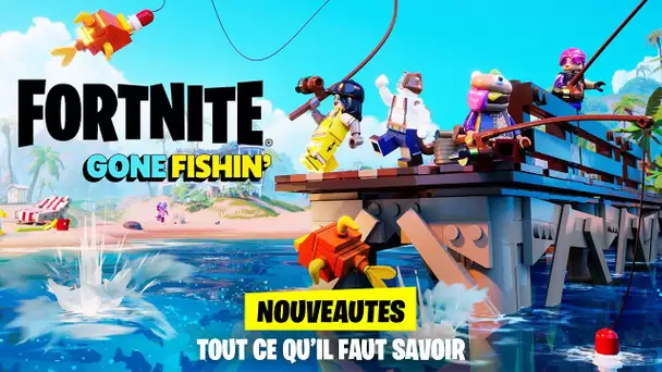 TOUTES LES NOUVEAUTES DU MODE LEGO FORTNITE ! (PECHE, POISSONS, BOUSSOLE, PREPARETEUR ...)