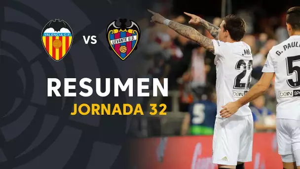 Resumen de Valencia CF vs Levante UD (3-1)