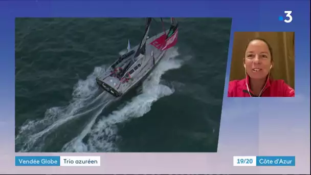 Engagée pour la 1e fois sur le Vendée Globe, la navigatrice de Biot Alexia Barrier