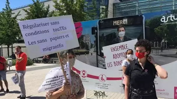 Une manifestation à Rouen pour plus de titres de séjours