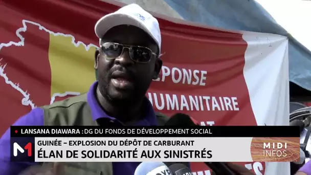 Guinée : élan de solidarité aux sinistrés