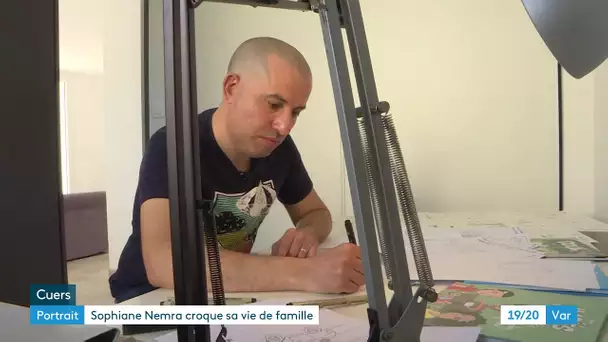 Var: Sophiane Nemra croque sa vie famille en B.D.