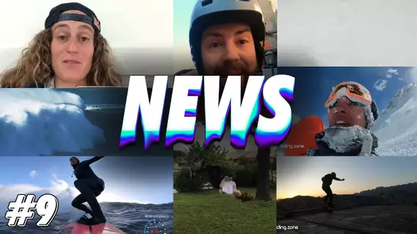 LES NEWS #9 : Justine Dupont triomphe à Nazaré, sauvé d'une avalanche par son airbag, Lilou Ruel..