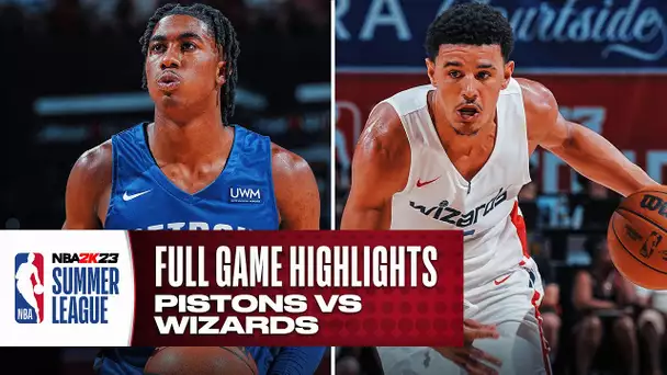 PISTONS vs WIZARDS | NBA SUMMER LEAGUE | FULL GAME HIGHLIGHTS