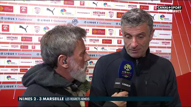 La réaction de Bernard Blaquart après Nîmes / Marseille - Ligue 1 Conforama