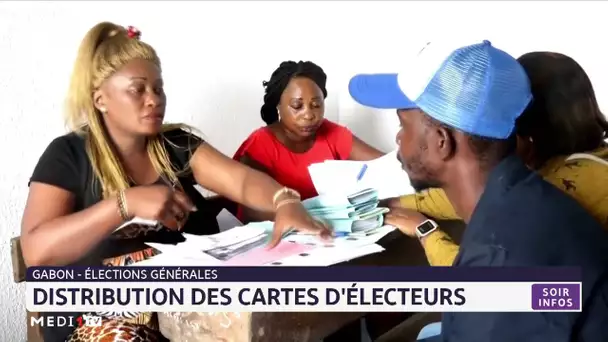 Élections générales au Gabon : Distribution des cartes d´électeurs