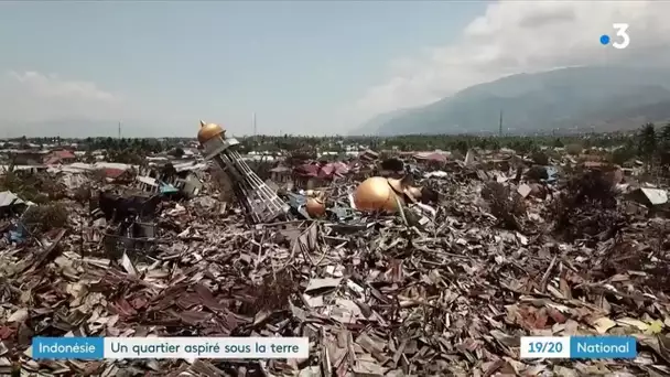 Tsunami en Indonésie : un quartier aspiré sous la terre