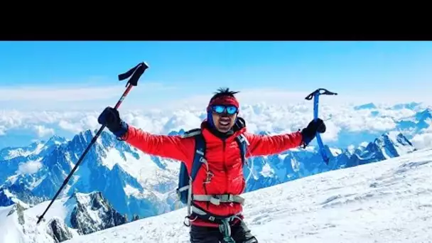 Lê En Direct Du Sommet Du Mont-Blanc