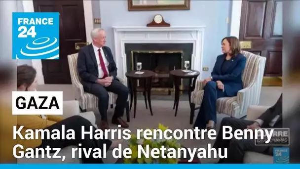 Gaza : Kamala Harris rencontre Benny Gantz, rival de Netanyahu • FRANCE 24