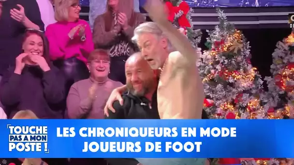 Les chroniqueurs en mode joueurs de foot sur le plateau de TPMP !