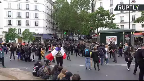 Manifestation antifa à Paris en hommage à Clément Méric