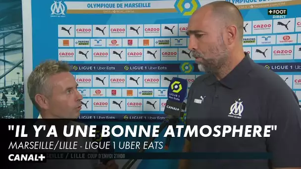 I. Tudor: "Il y'a une bonne atmosphère" - Marseille / Lille - Ligue 1 Uber Eats