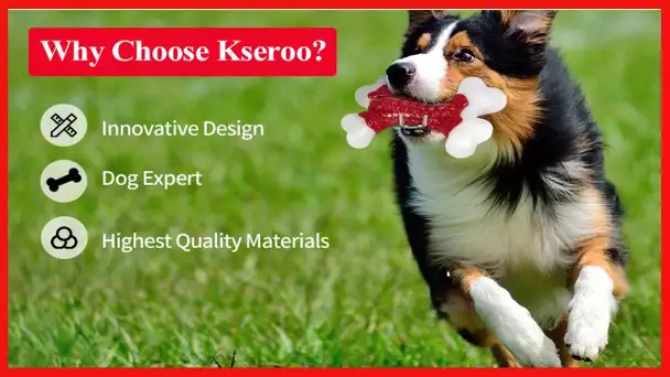 Tough Dog Toys, Dog Toys for Aggressive Chewers Large Breed, Kseroo Aggressive Chew Toys for Large