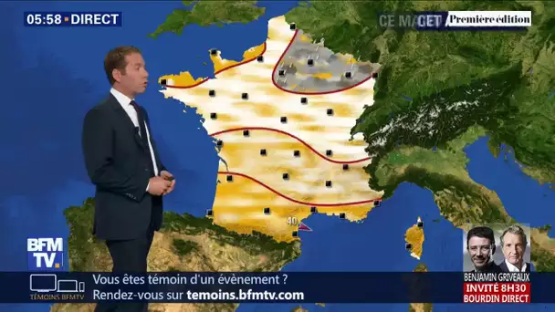 Une journée estivale ponctuée de quelques précipitations éparses dans le nord-est