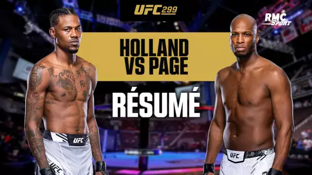 Résumé UFC : Page fait le show face à Holland, suffisant pour l'emporter ?