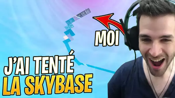 J&#039;ai Tenté une SKYBASE osée en plein Tournoi, Voilà le résultat ! Fortnite Saison 8