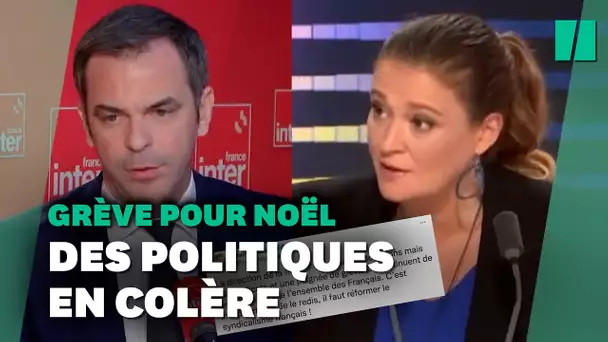 Grève à la SNCF pour Noël : Gouvernement, droite et extrême droite font pression sur les grévistes