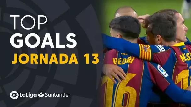Todos los goles de la Jornada 13 de LaLiga Santander 2020/2021