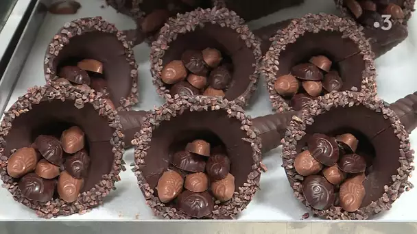 Au Havre, le chocolatier Anthony Ruiz met la mer à l'honneur pour Pâques