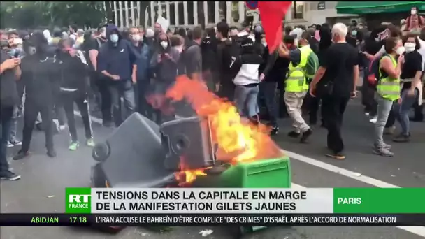 Mobilisation émaillée de heurts à Paris pour la rentrée des Gilets Jaunes