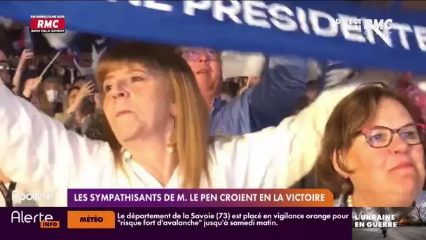 Présidentielle : les sympathisants de Marine Le Pen croient en la victoire
