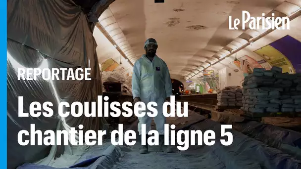 «123 ans que ça n’avait pas été fait » :  dans les tunnels de la ligne 5, un chantier historique