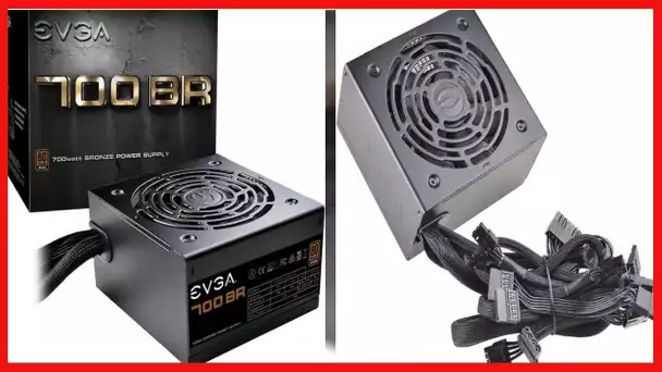 EVGA 700 BR, 80+ Bronze 700W, 3 Year Warranty, Power Supply 100- BR-0700-K1 100-BR-0700-K1