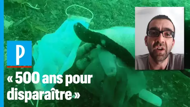 Masques déversés dans la Méditerranée : « Si on jette par terre, ça finit dans la mer »
