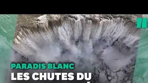 Aux États-Unis, les chutes du Niagara gèlent partiellement à cause du froid