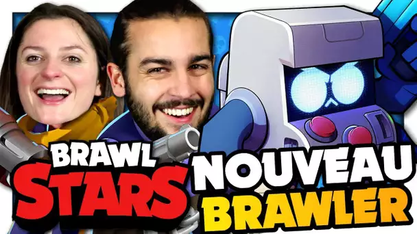 LE NOUVEAU BRAWLER A.R.K.A.D. EST DINGUE ! | BRAWL STARS CO-OP FR