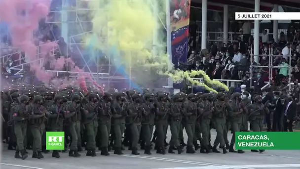 Le Venezuela célèbre son indépendance avec un défilé militaire à Caracas