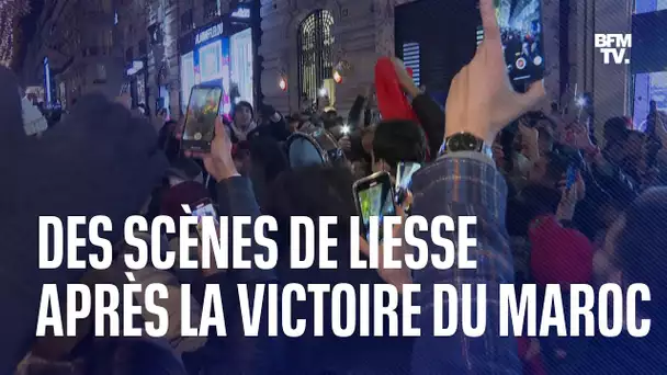 Sur les Champs-Élysées, à Rabat, la liesse des Marocains après leur qualification en quart de finale