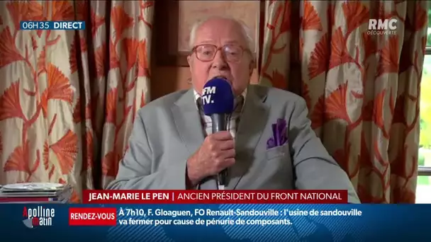 Après la défaite aux régionales, Jean-Marie Le Pen conseille au RN de retrouver "sa virilité"
