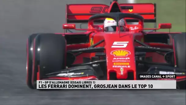 Les Ferrari dominent, Grosjean dans le TOP10
