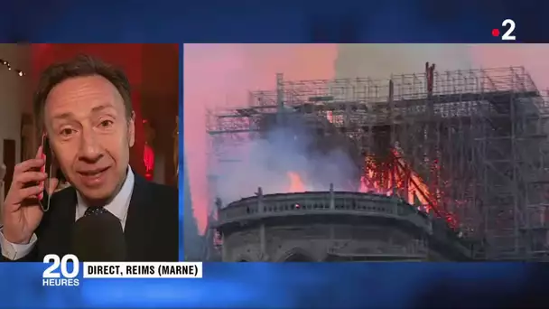 Stéphane Bern fond en larmes après l'incendie de Notre Dame