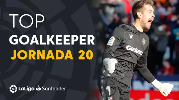 LaLiga Best Goalkeeper Jornada 20: Aitor Fernández